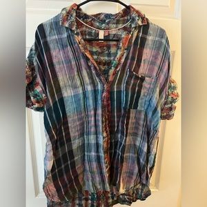 Anthropology Pilcro Top